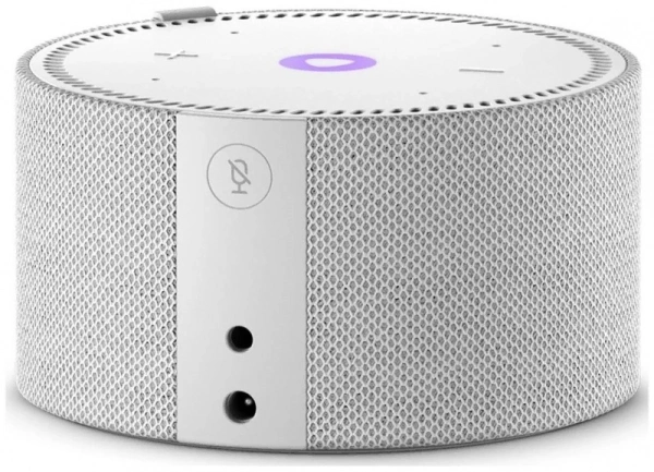 Акустическая система Яндекс.Станция Мини 2 с Алисой (Серый, с часами)